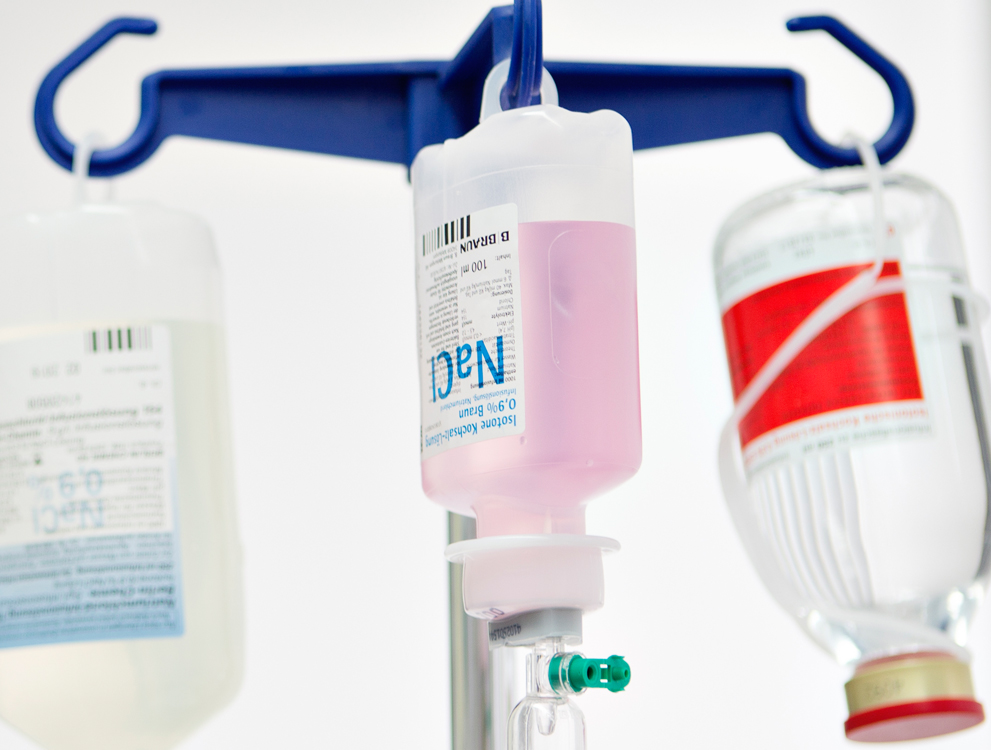 Mobile Ansicht: Themenbild von Infusionstherapie